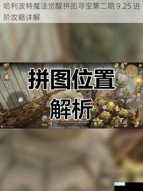 哈利波特魔法觉醒拼图寻宝第二期 9.25 进阶攻略详解