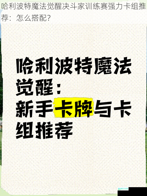 哈利波特魔法觉醒决斗家训练赛强力卡组推荐：怎么搭配？