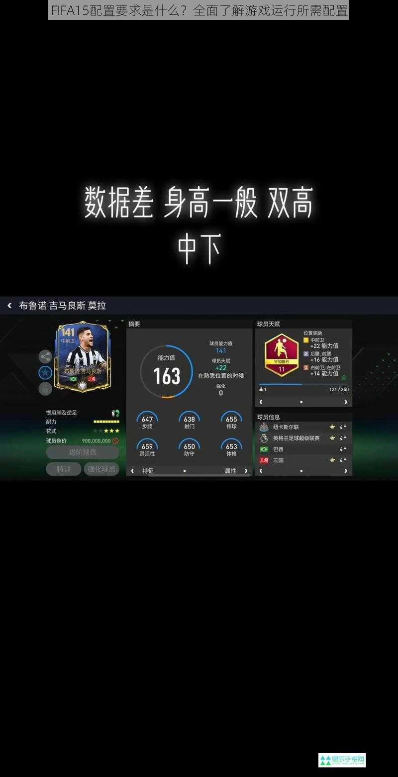 FIFA15配置要求是什么？全面了解游戏运行所需配置