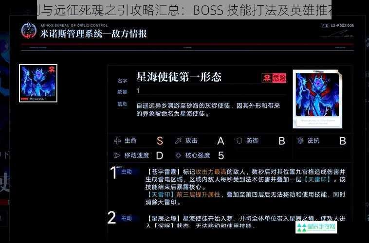 剑与远征死魂之引攻略汇总：BOSS 技能打法及英雄推荐