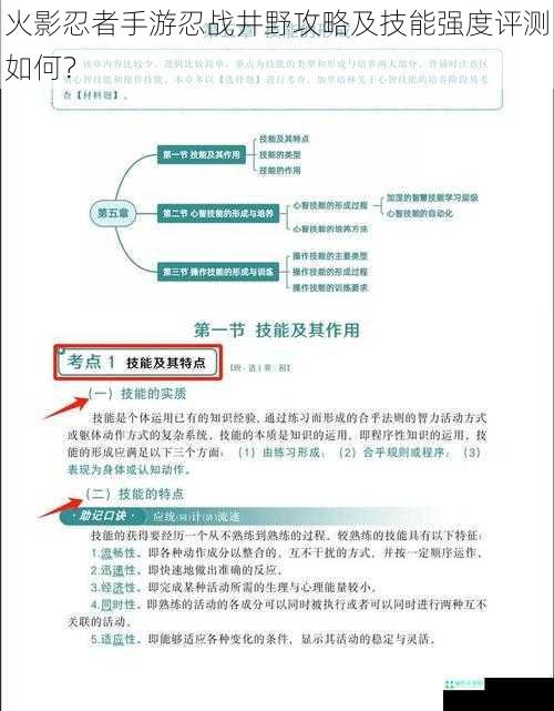 火影忍者手游忍战井野攻略及技能强度评测如何？