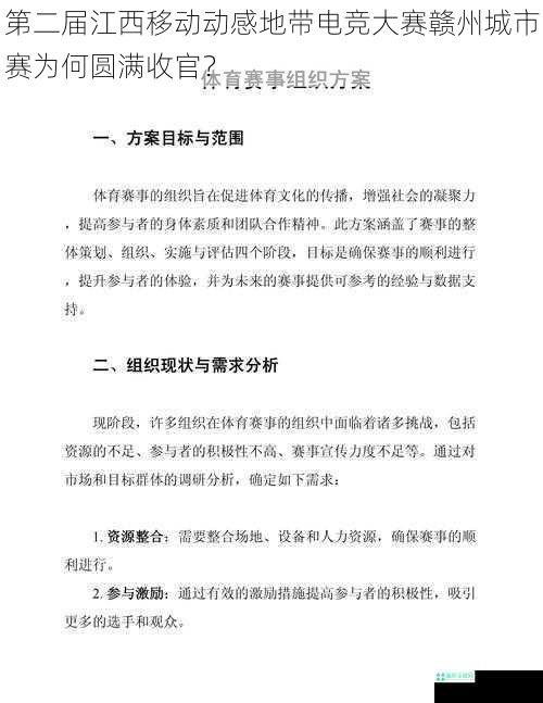 第二届江西移动动感地带电竞大赛赣州城市赛为何圆满收官？