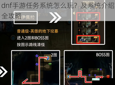 dnf手游任务系统怎么玩？及系统介绍全攻略