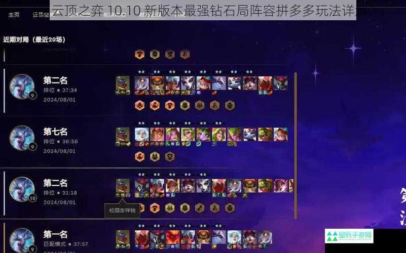 lol 云顶之弈 10.10 新版本最强钻石局阵容拼多多玩法详解？