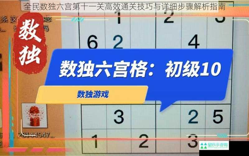 全民数独六宫第十一关高效通关技巧与详细步骤解析指南