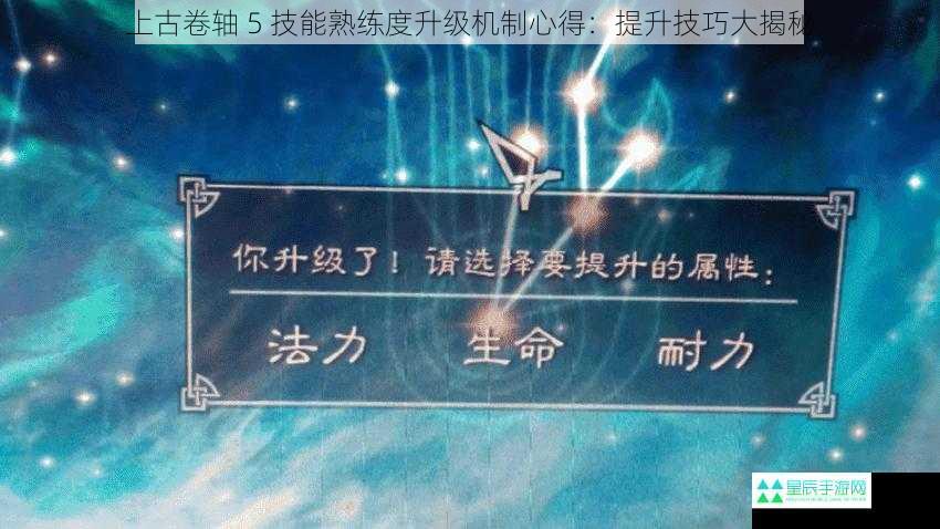 上古卷轴 5 技能熟练度升级机制心得：提升技巧大揭秘