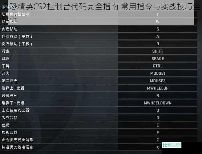 反恐精英CS2控制台代码完全指南 常用指令与实战技巧全解析