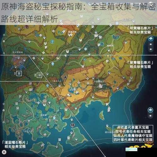 原神海盗秘宝探秘指南：全宝箱收集与解密路线超详细解析